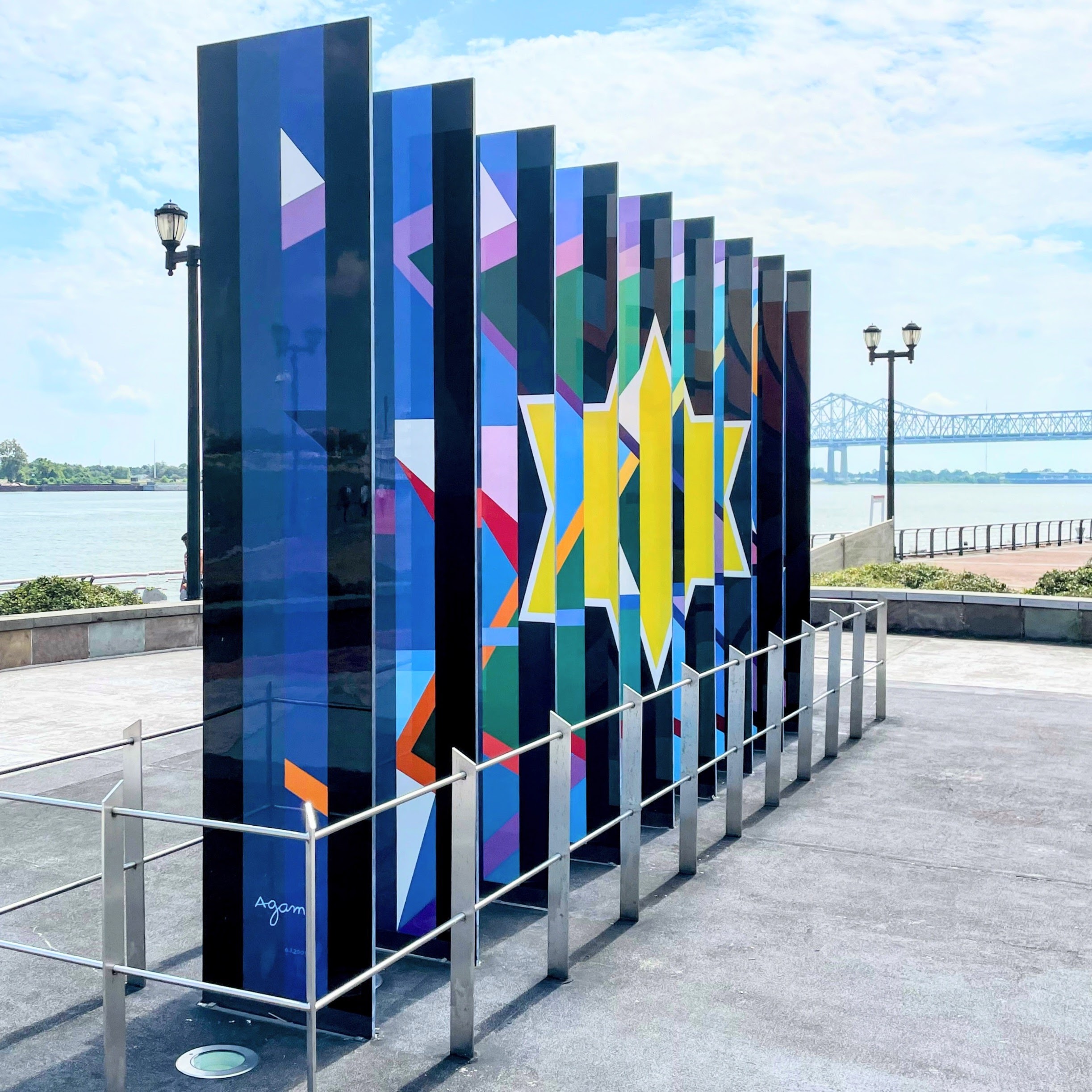 The New Orleans Holocaust Memorial sculpture